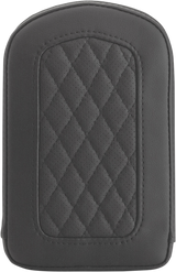 Sissy Bar Pad - Lattice Stitched - Black