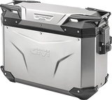 Outback Evo Side Case - Left - 37 Liter - Silver