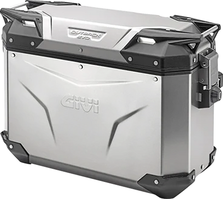 Outback Evo Side Case - Left - 37 Liter - Silver