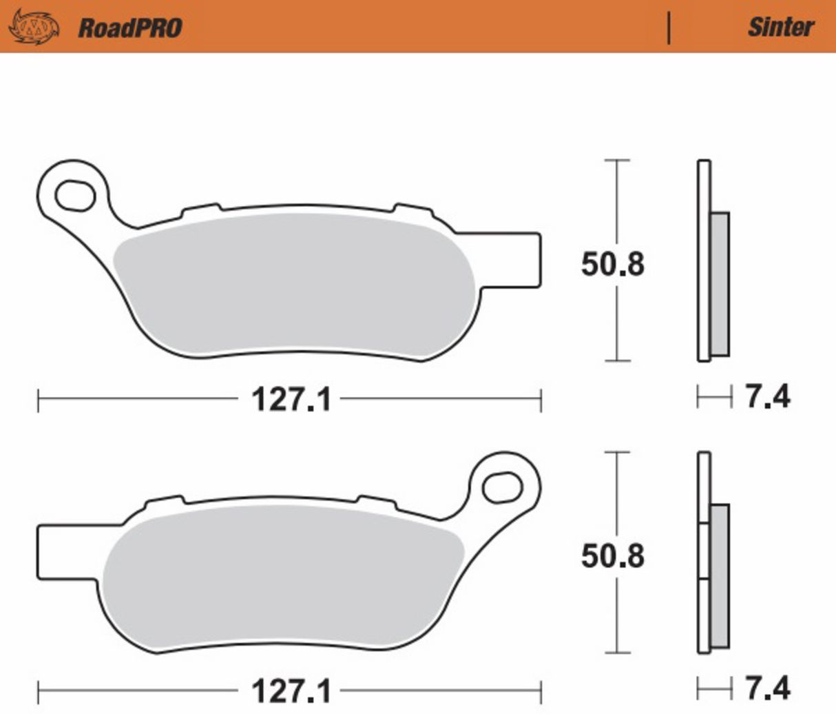 Brake Pads - Sintered Series 2008 - 2023