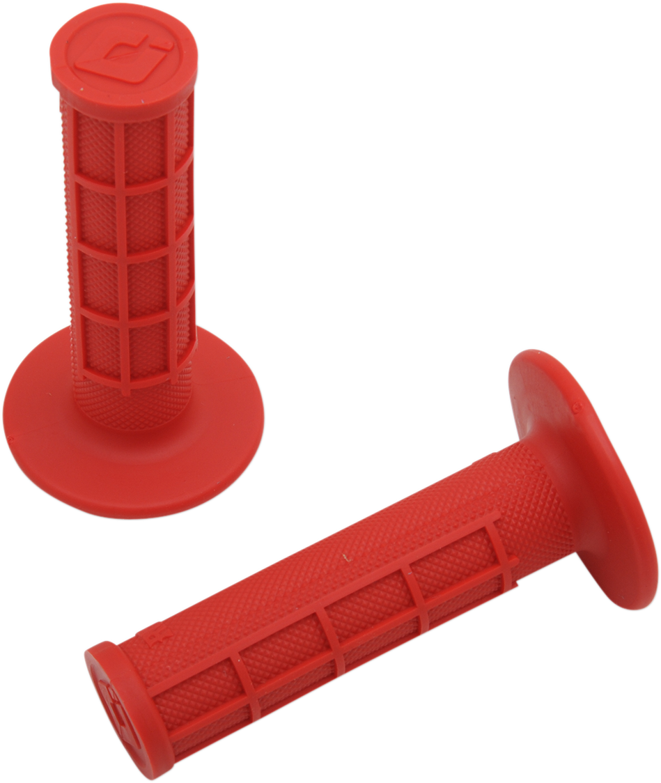 Grips - Ruffian - Half Waffle - Red