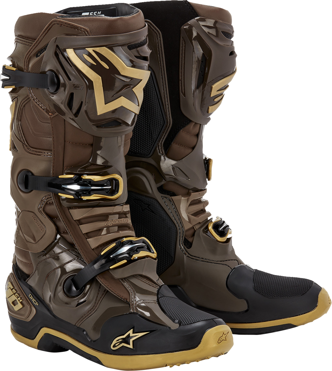 Limited Edition Squad \'23 Tech 10 Boots - Brown/Gold - US 8