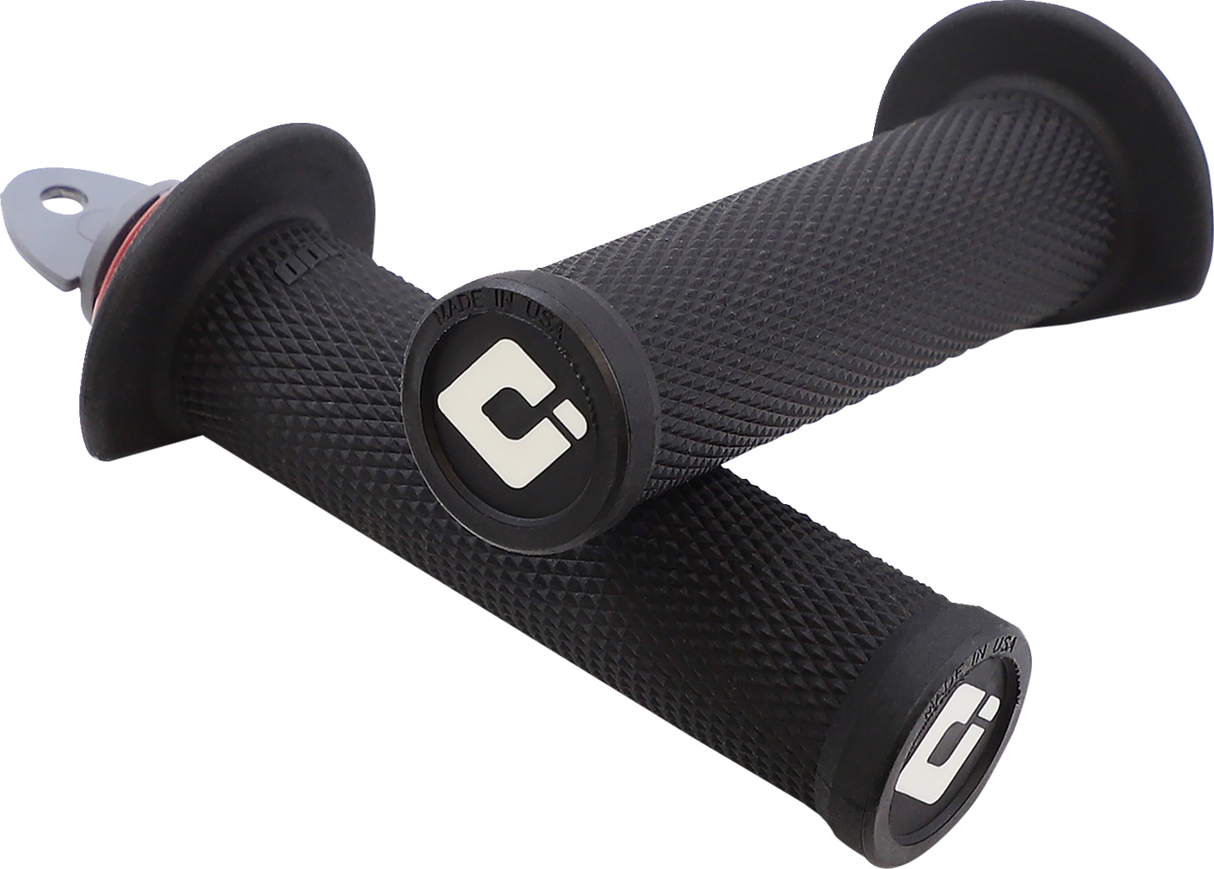 Grips - Ruffian - ATV/PWC - Black/Red