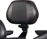 Ballistic Passenger Backrest - Black w/ Red Stitching - Ryker \'19-\'23 2019 - 2023