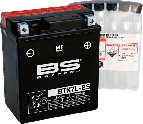 Battery - BTX7L-BS (YTX) 1986 - 2022