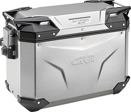 Outback Evo Side Case - Left - 48 Liter - Silver