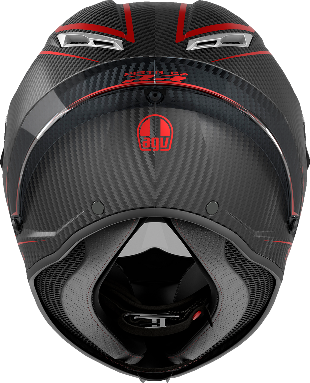 Pista GP RR Helmet - Intrepido - Matte Carbon/Black/Red - Small