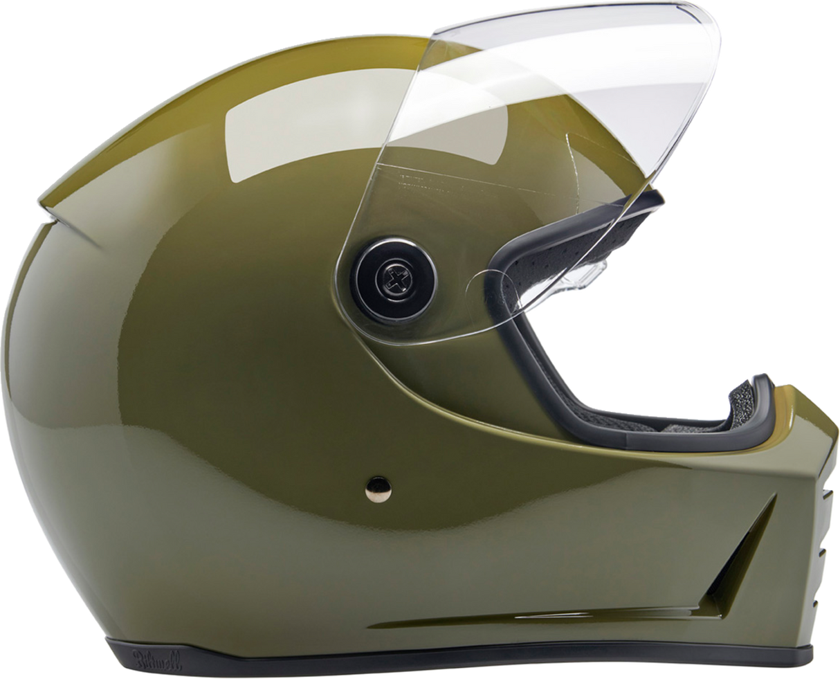 Lane Splitter Helmet - Gloss Olive Green - XS