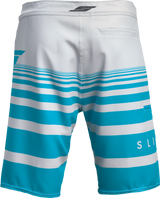 Glide Board Shorts - Gray/Aqua - US 32