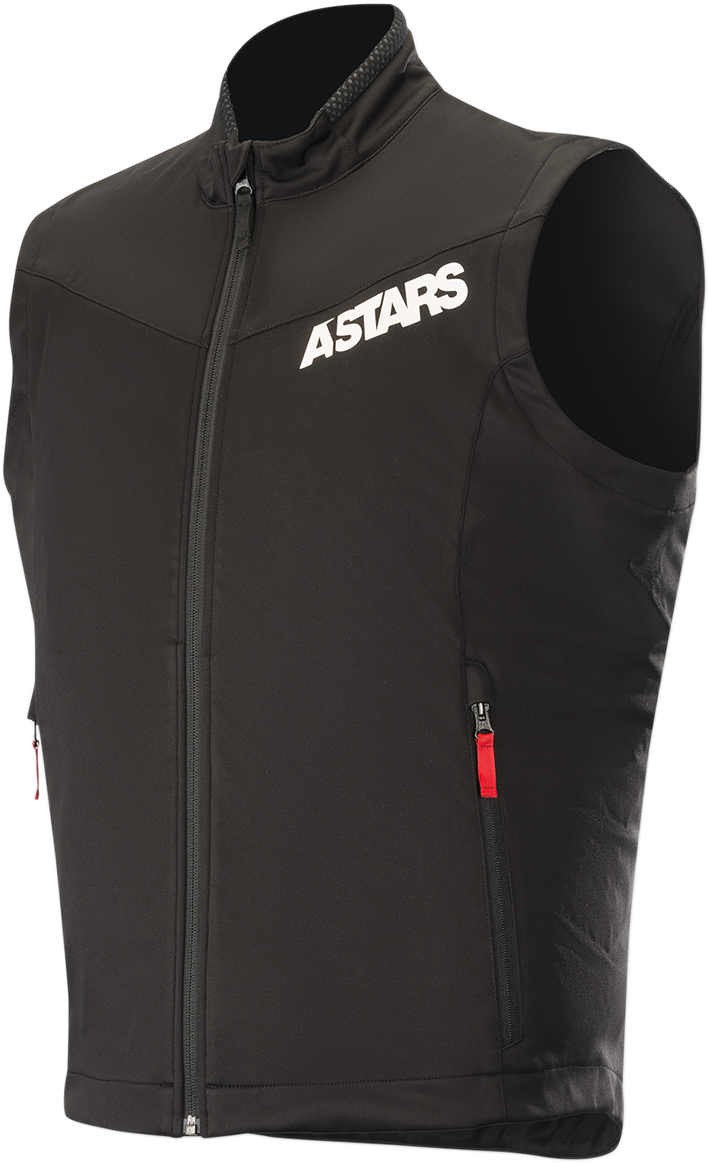 Session Race Vest - Black/Red - Large