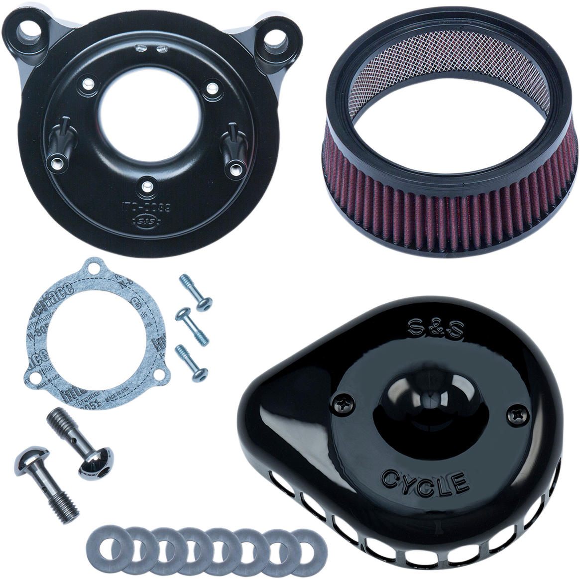 Mini Teardrop Stealth Air Cleaner Kit - Gloss Black 2008 - 2017