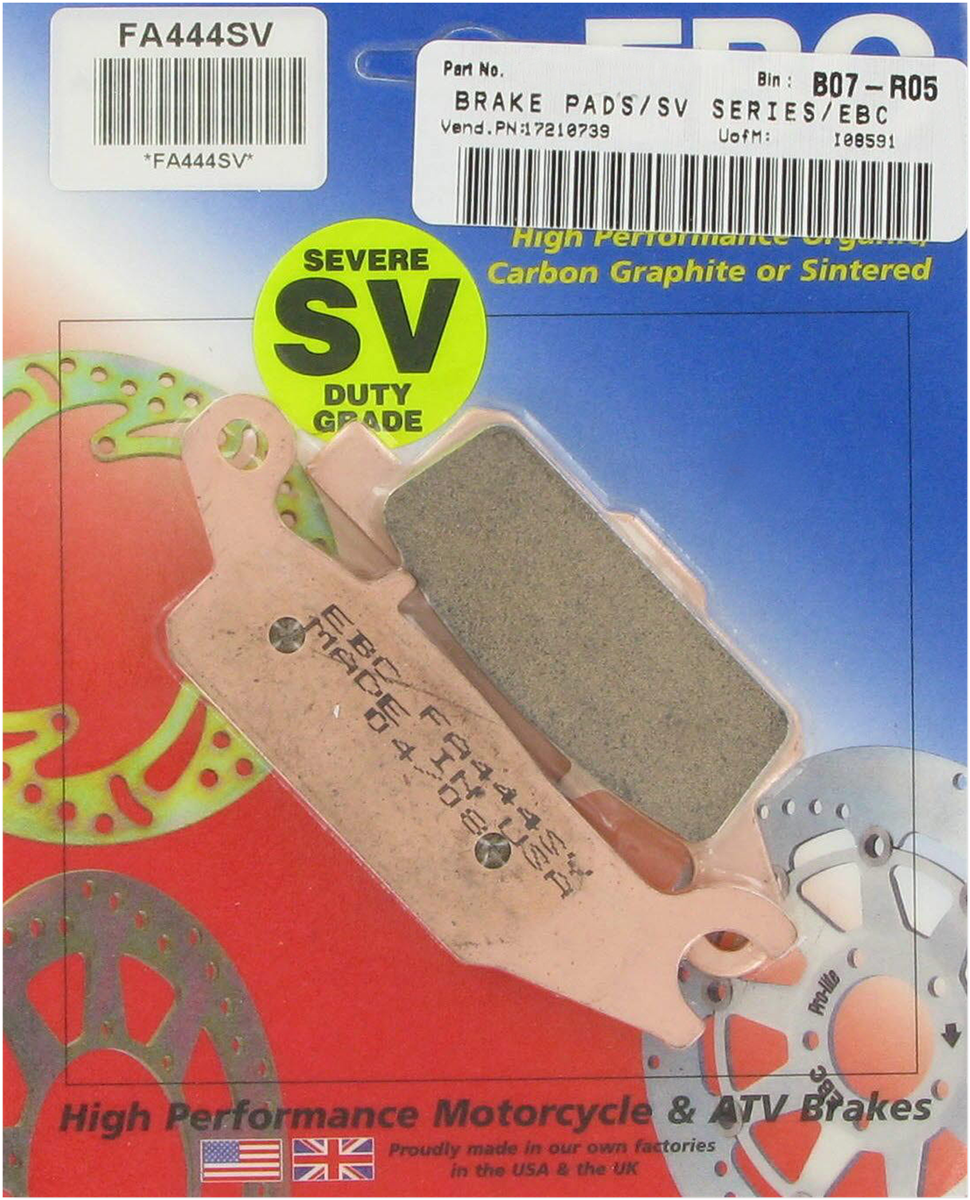 SV Severe Duty Brake Pads - FA444SV 2007 - 2018