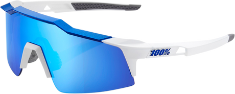 Speedcraft SL Sunglasses - White - Blue Mirror