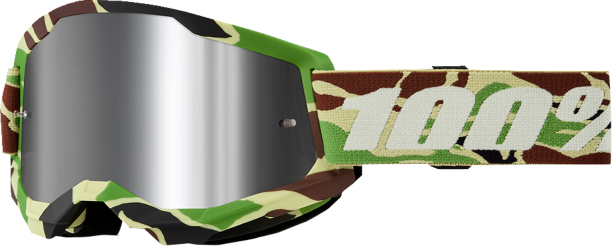 Strata 2 Goggle - War Camo - Silver Mirror