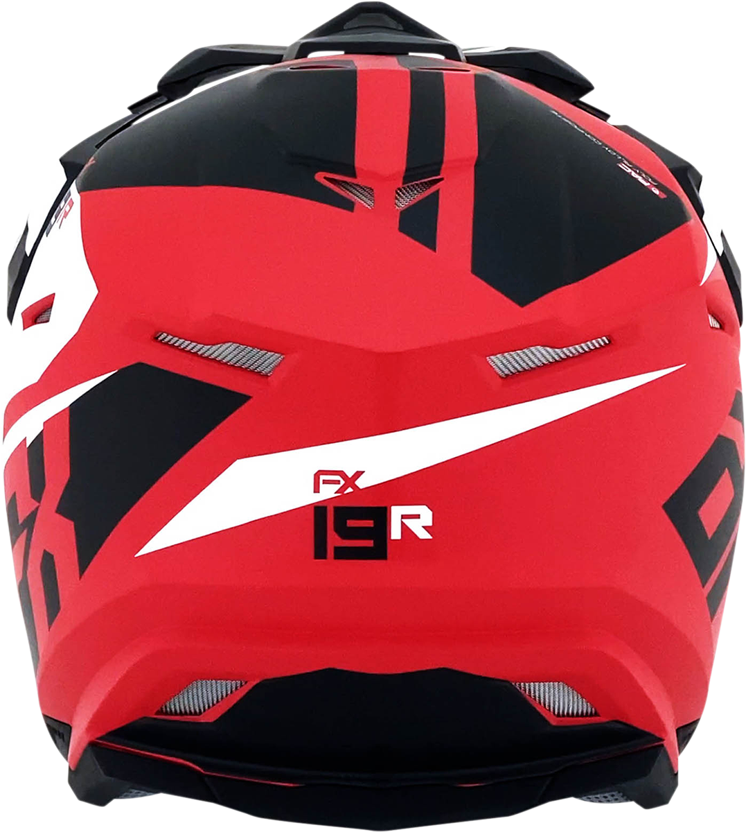 FX-19R Helmet - Racing - Matte Red - Large