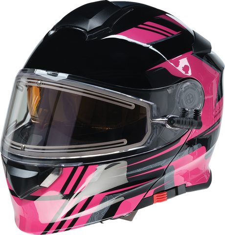 Solaris Snow Helmet - First Tracks - Black/Pink - XL