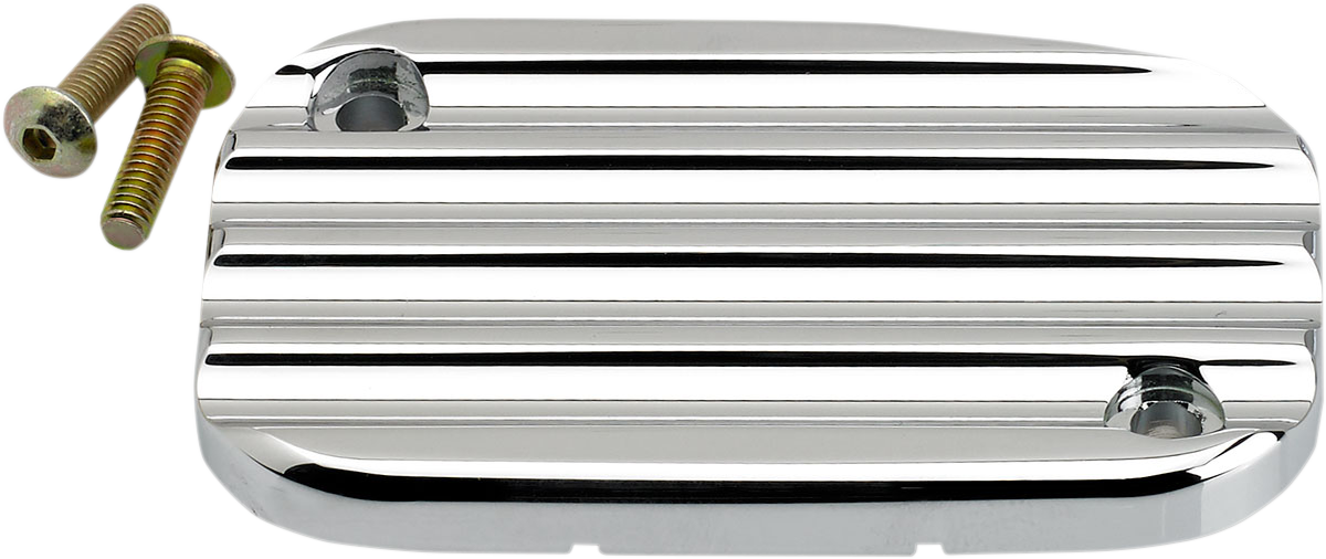 Master Cylinder Cover - Hydraulic Clutch - Finned - Chrome 2006 - 2017