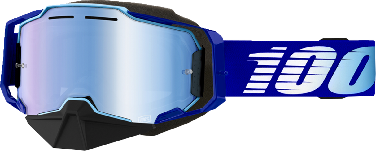 Armega Snow Goggles - Royal - Blue Mirror