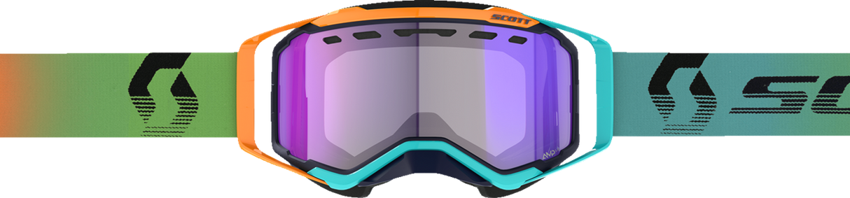 Prospect Snow Cross Goggle - Blue/Orange - Light Sensitive Blue Chrome