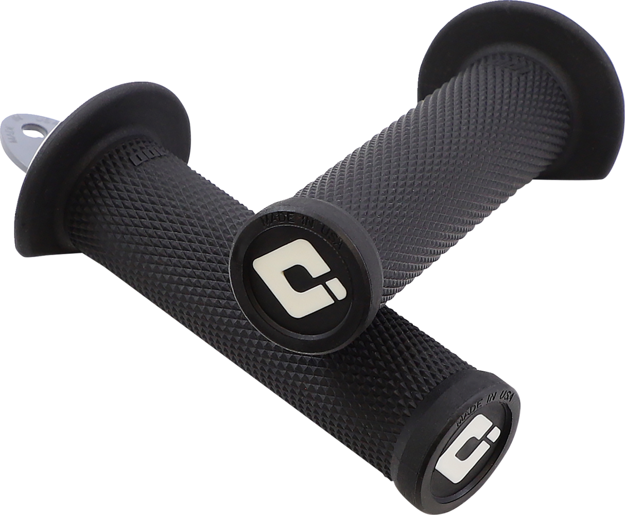 Grips - Ruffian - ATV/PWC - Black/Silver