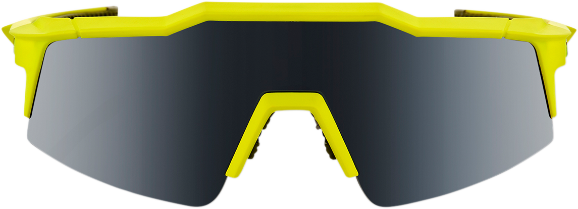 Speedcraft SL Sunglasses - Soft Tact Banana - Black Mirror