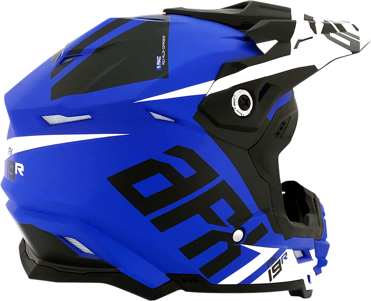 FX-19R Helmet - Racing - Matte Blue - Medium