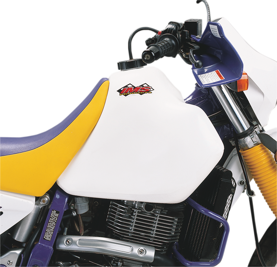 Large-Capacity Gas Tank - White - Suzuki - 3.5 Gallon 1990 - 1999