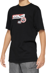 Youth Stamps T-Shirt - Black - Small