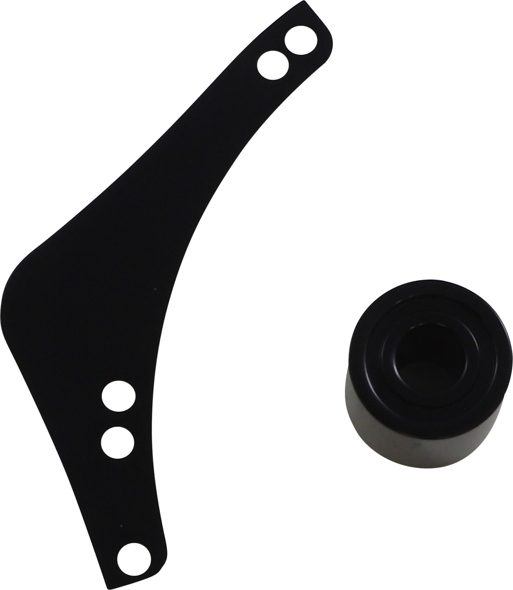 Replacement Breather Bolt Cover Plate - Inverted/Method/Clear Tear/Sidekick - Left - Black 2017 - 2023