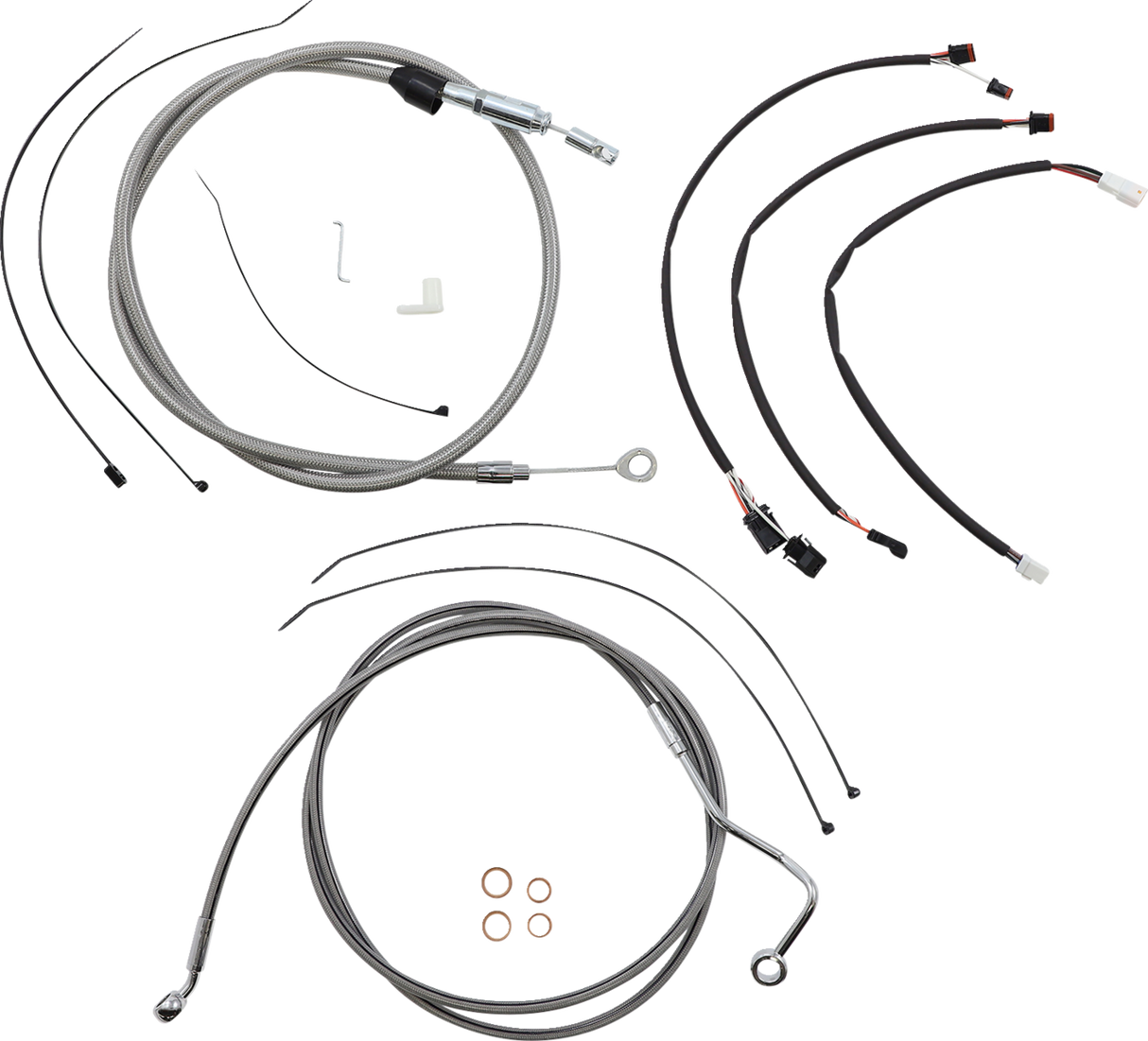 Control Cable Kit - XR - Stainless Steel/Chrome 2021 - 2022