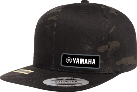 Yamaha Snapback Hat - Camo Black