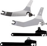 Backrest Kit - 14\" - Chrome - Dyna 2006 - 2017