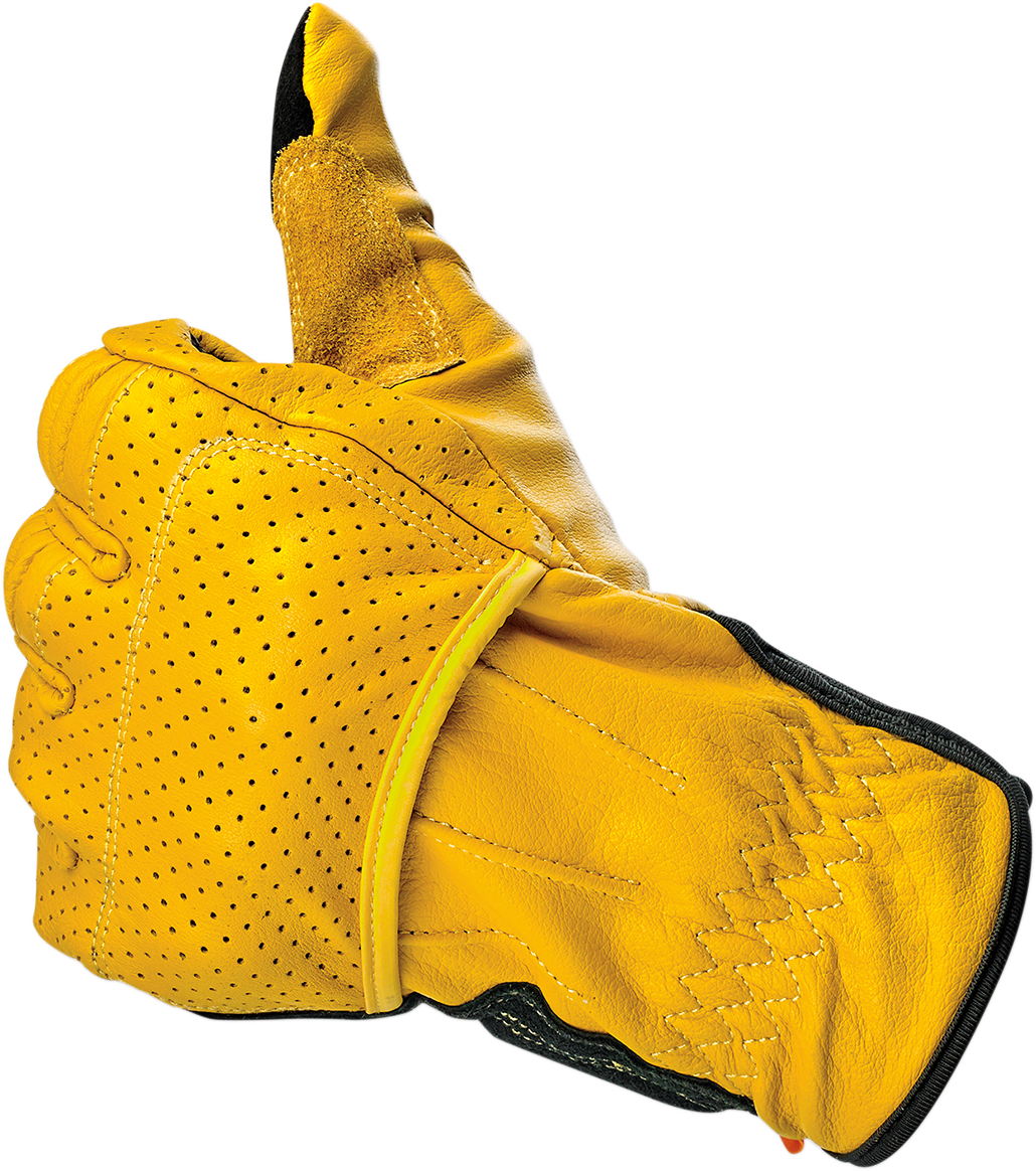 Borrego Gloves - Gold/Black - Small