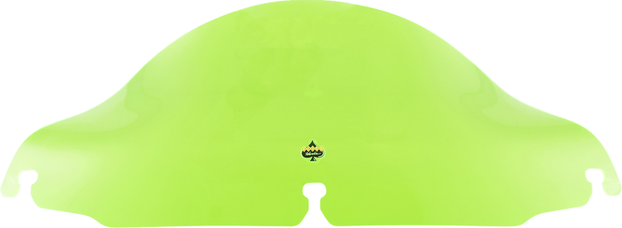 Kolor Flare™ Windshield - 6.5\" - Green Ice - FLH 1996 - 2013