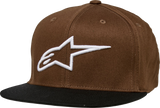 Ageless Flat Bill Hat - Brown/Black - Large/XL