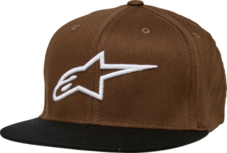 Ageless Flat Bill Hat - Brown/Black - Large/XL