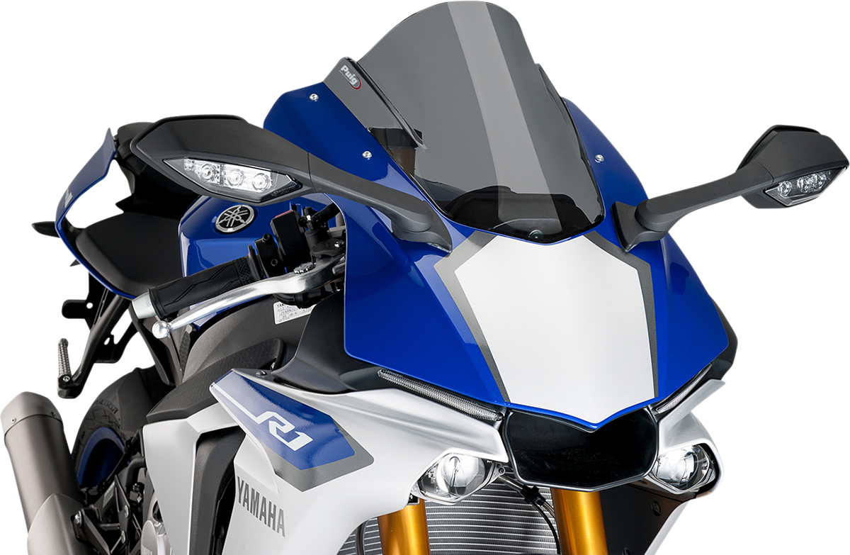 Race Windscreen - 13-1/4\" - Dark Smoke - YZF-R1 2015 - 2018