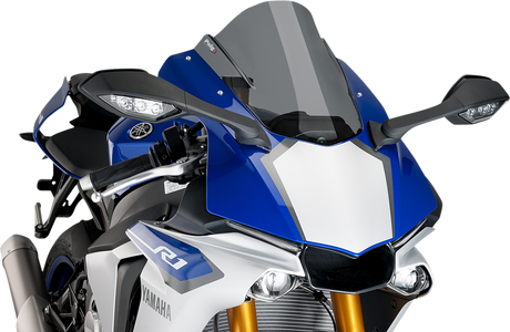 Race Windscreen - 13-1/4\" - Dark Smoke - YZF-R1 2015 - 2018