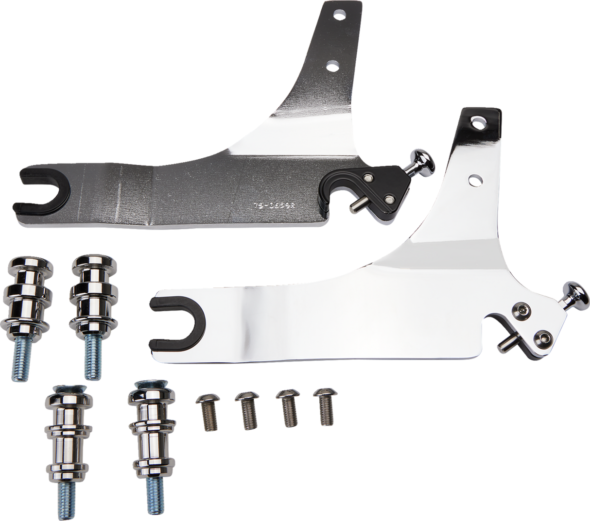 Backrest Kit - 14\" - Chrome - FLSB 2018 - 2020