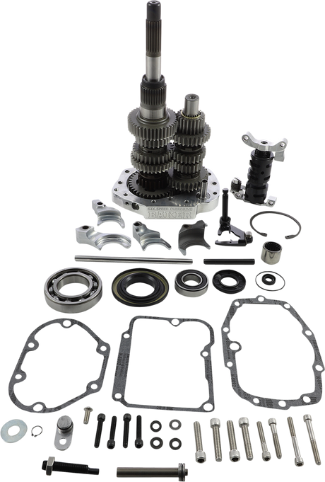 6-Speed Gear Set - Polished 1990 - 1997