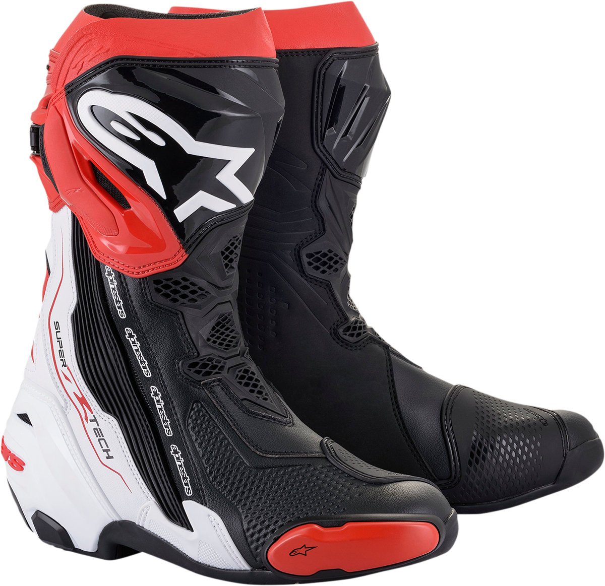 Supertech R Boots - Black/White/Red - US 6 / EU 39