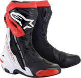 Supertech R Boots - Black/White/Red - US 6 / EU 39