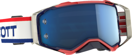 Prospect Goggles - Retro White/Blue - Blue Chrome Works