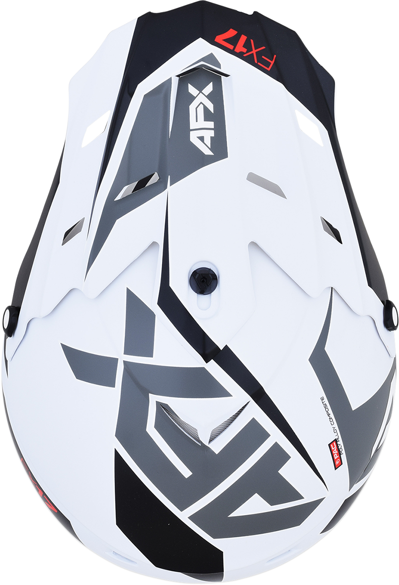 FX-17 Helmet - Aced - Matte White/White - Large