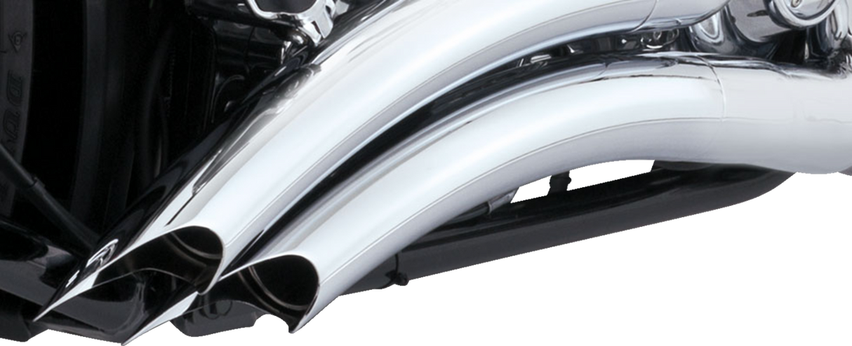 Big Radius Exhaust System - Chrome 2013 - 2017