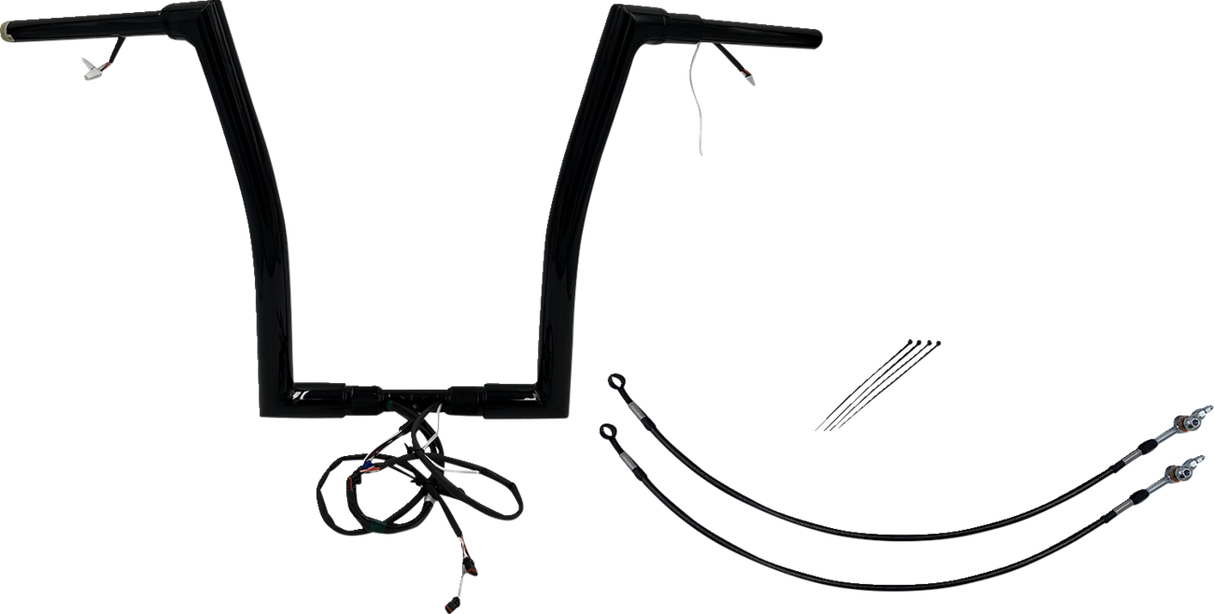 Handlebar Kit - Flat Top - 16\" - Black 2015 - 2015