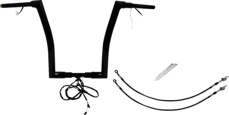 Handlebar Kit - Flat Top - 16\" - Black 2015 - 2015