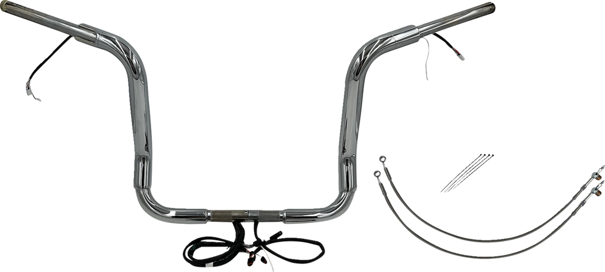 Handlebar Kit - Pointed Top - 14\" - Chrome 2016 - 2020