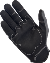 Moto Gloves - Gray/Black - Large