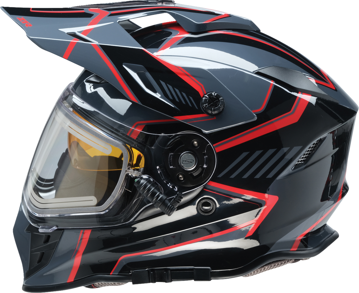 Range Helmet - Rotor - Black/Red - XL